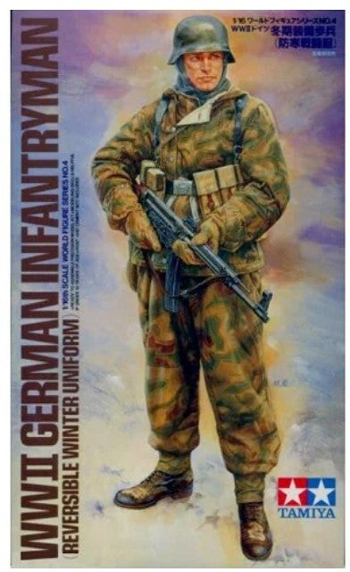 TAMIYA : REF : 36304 : 1:16 ! FIG : German Infrantryman (Reversible Winter Uniform) (WWII)