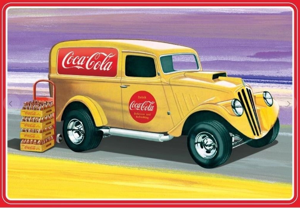 AMT : REF : AMT 1406M : 1:25 : US : Willys-Overland : Willys Panel Truck (1933) ("Coca-Cola")