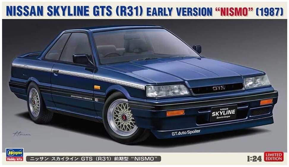 HASEGAWA : REF : 20378 : 1:24 : JAPAN : NISSAN : Skyline GTS (R31) (Early Version) "NISMO" (1987)