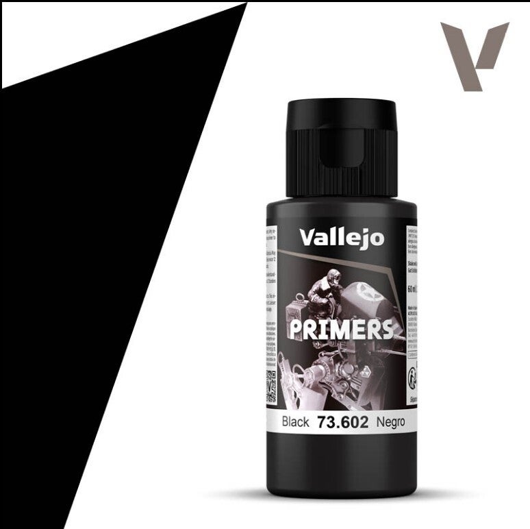 VALLEJO : REF : 73602 : PRIMER : Black / Noir (60 ml)