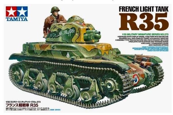 TAMIYA : REF : 35373 : 1:35 : FRANCE : RENAULT : Light Tank R35