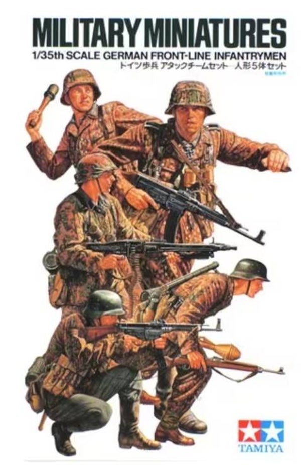 TAMIYA : REF : 35196 : 1:35 : German Front-Line Infantrymen (5 Fig.)