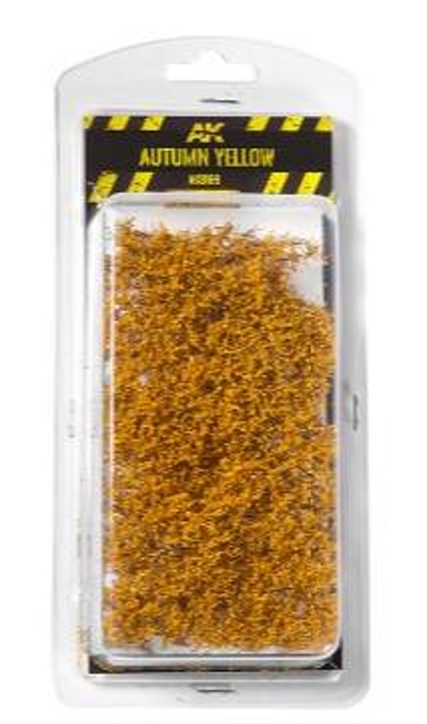 AK INTERACTIVE : REF : AK8169 : FOR DIORAMA : VEGETATION : AUTUMN YELLOW SHRUBBERIES / ARBUSTES JAUNES D'AUTOMNE