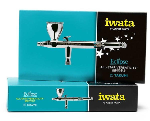 IWATA (ANEST) : REF : ECL350T : AIRBRUSH / AEROGRAPHE : IWATA Eclipse TAKUMI Side Feed Dual Action Airbrush (0.18 mm)