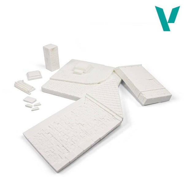 VALLEJO : REF : VALSC004 : 1:35 : Scenery for Diorama : Street Corner with Waterpump (Normandy) 15,5 X15,5CM