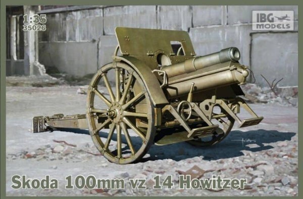 IBG MODELS : REF : IBG35026 : 1:35 : Czechoslovakia : Skoda : 100mm vz 14 Howitzer