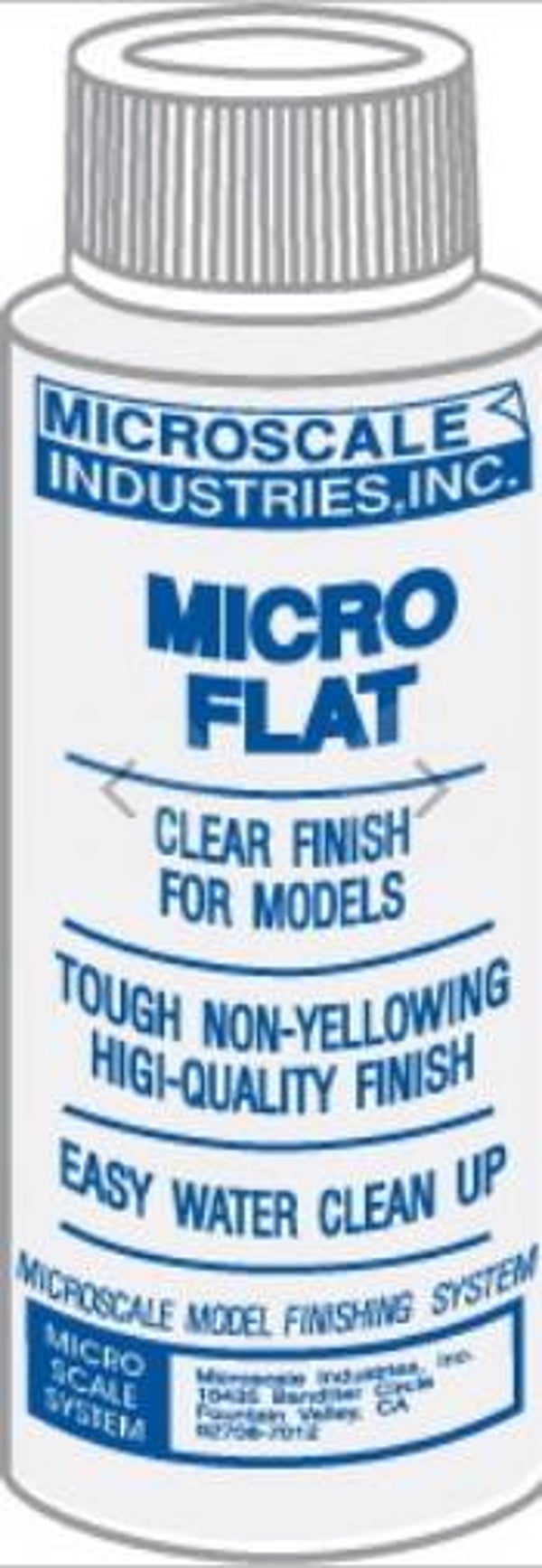MICROSCALE : REF : MSMI3 : Micro Coat Flat - 28gr bottle (Clear Flat finish)