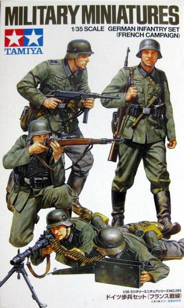 TAMIYA : REF : 35293 : 1:35 : German WWII Infantry Set (French Campaign) (5 Fig.)