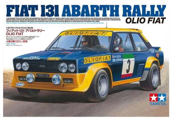 TAMIYA : REF : 20069 : 1:24 : ITALY : FIAT : 131 Abarth Rally (Olio FIAT) (1975-1976)