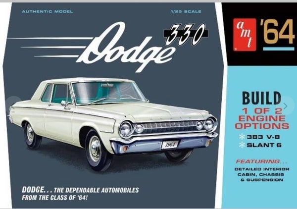 AMT : REF : AMT 1366 : 1:25 : US : DODGE : Dodge 330 (1964)
