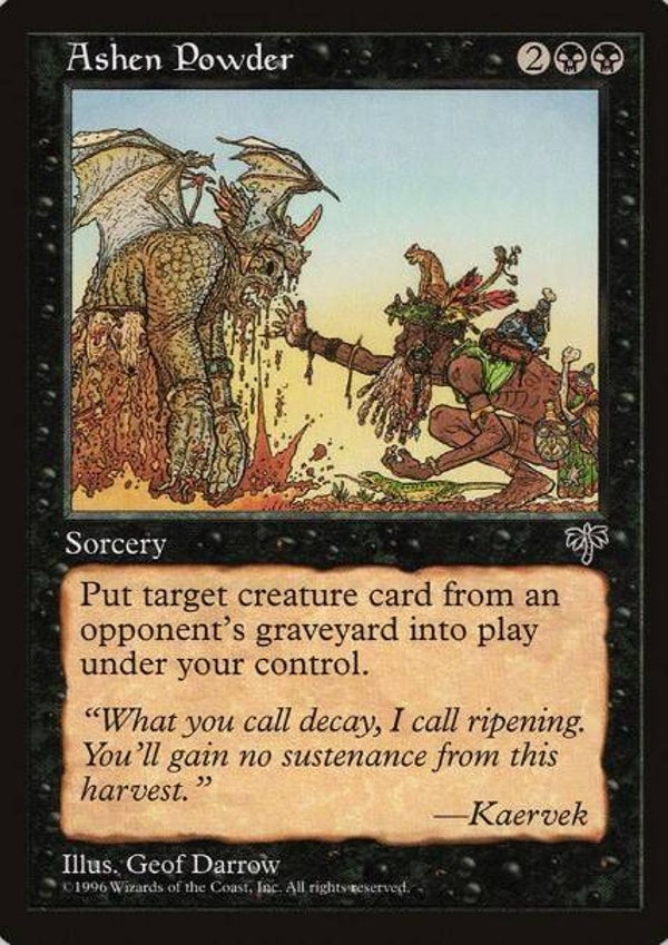 Magic : The Gathering (MTG) : Ashen Powder (Mirage (MIR)) - R