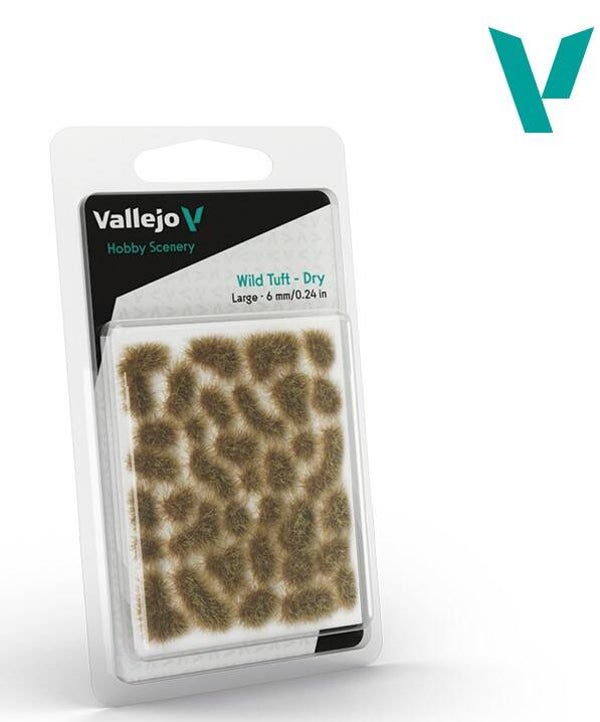 VALLEJO : REF : SC419 : 1:35 : FOR DIORAMA : SCENERY : PLANT / TREE : Wild Tuft – Dry