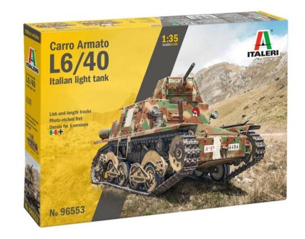 ITALERI : REF : 96553 : 1:35 : ITALY : FIAT : Carro Armato L6/40