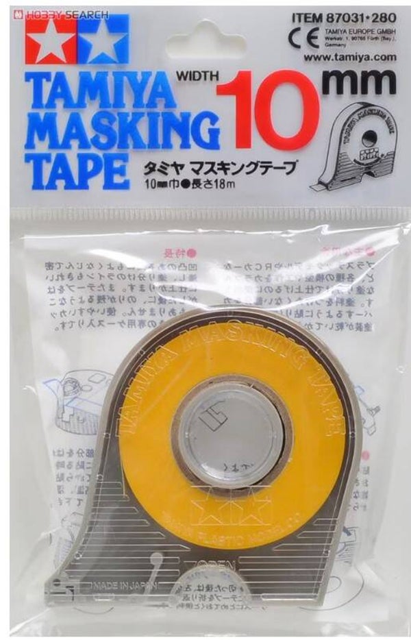 TAMIYA : REF : 87031 : TOOL / OUTILLAGE : Masking Tape With Dispenser / Ruban de Masquage avec Distributeur (10 MM X 18 M)