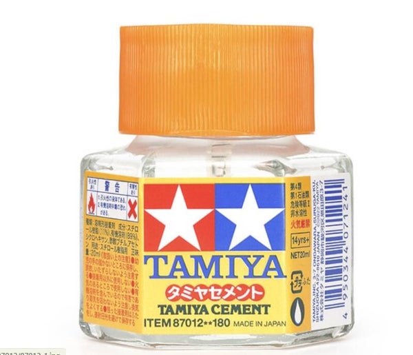 TAMIYA : COLLE : REF : 87012 : Colle / Cement : 20ml (styrene models)