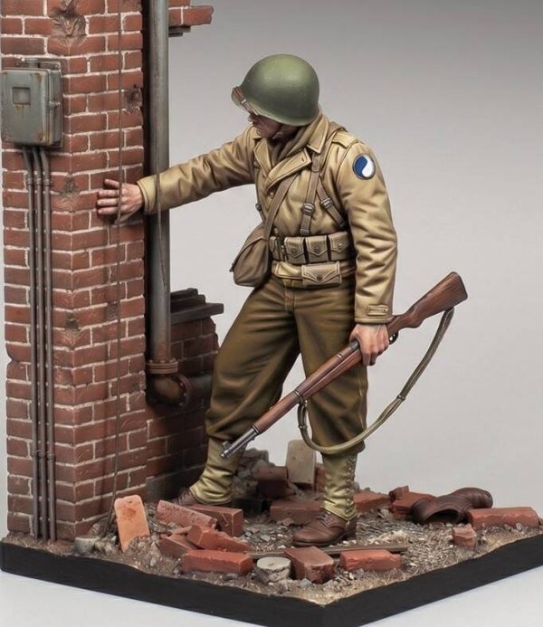 ROYAL MODEL : REF : 1164 : 1:35 : US : Soldier Silent Watch (WWII) (1 Fig.) (WWII)