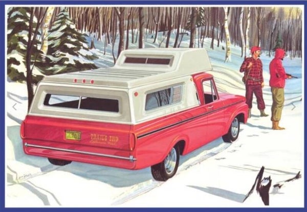 AMT : REF : AMT 1412 : 1:25 : US : FORD : F-100 Camper Pickup (F-Series (4th Generation) (1963)