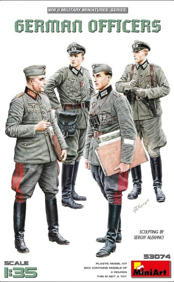 MINIART : REF : MINIART 53074 : 1:35 : German Officers (4 Fig.)