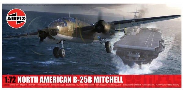 AIRFIX : REF : A06020 : 1:72 : AIRCRAFT KIT : US : NORTH AMERICAN : B-25B Mitchell