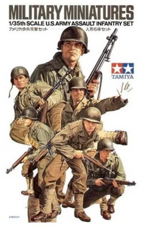 TAMIYA : REF : 35192 : 1:35 : US : Army Assault Infantry Set (6 Fig.)