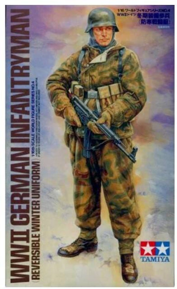 TAMIYA : REF : 36304 : 1:16 ! FIG : German Infrantryman (Reversible Winter Uniform) (WWII)