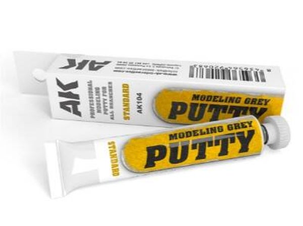 AK INTERACTIVE : REF : AK104 : TOOL / OUTILLAGE : Modelling Grey (Gris) Putty (20 ml)