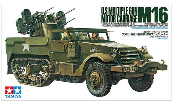 TAMIYA : REF : 35081 : 1:35 : US : WMC : Multiple Gun Motor Carriage M16