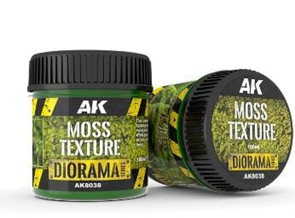 AK INTERACTIVE : REF : AK8038 : FOR DIORAMA : MOSS TEXTURE / TEXTURE DE MOUSSE (100 ML)