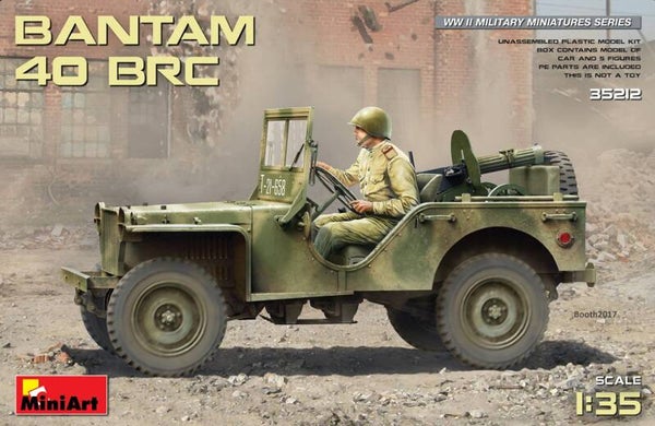 MINIART : REF : MINIART 35212 : 1:35 : US : AMERICAN BANTAM : Bantam 40 BRC (Bantam Reconnaissance Car 40