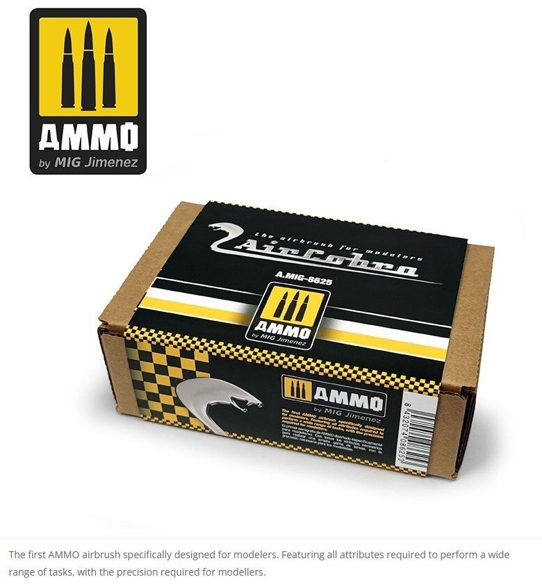 AMMO BY MIG J. : REF : A.MIG-8625 : AIRBRUSH / AEROGRAPHE : Aircobra Airbrush (0.3 MM)