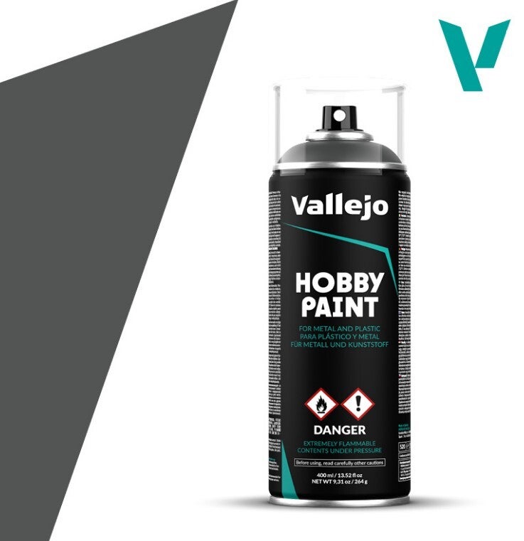 VALLEJO : REF : VAL28004 : HOBBY PAINT SERIE (COLORED PRIMER SPRAY) : UK Bronze Green (400 ml)