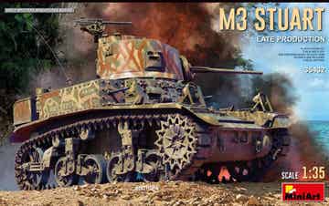 MINIART : REF : MINIART35432 : 1:35 : US : M3 Stuart Light Tank (Late Prod.)