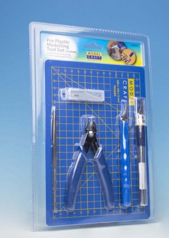 MODELCRAFT : REF : PTK1010 : TOOLS SET / SET D'OUTILS : Pro Plastic Modelling Tool Set (10 p)