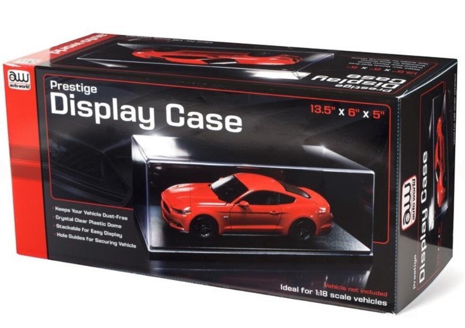 AMT (AW AUTO WORLD) : REF : AMT C001 : DISPLAY SHOWCASE (VITRINE) FOR : Autos 1 / 18(With Backdrop / avec Fond)