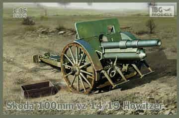 IBG MODELS : REF : IBG35025 : 1:35 : Czechoslovakia : Skoda : 100mm vz 14/19 Howitzer