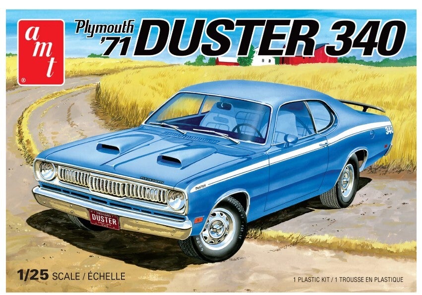 AMT : REF : AMT 1118M : 1:25 : US : PLYMOUTH (CHRYSLER) : Duster 340 (1971)