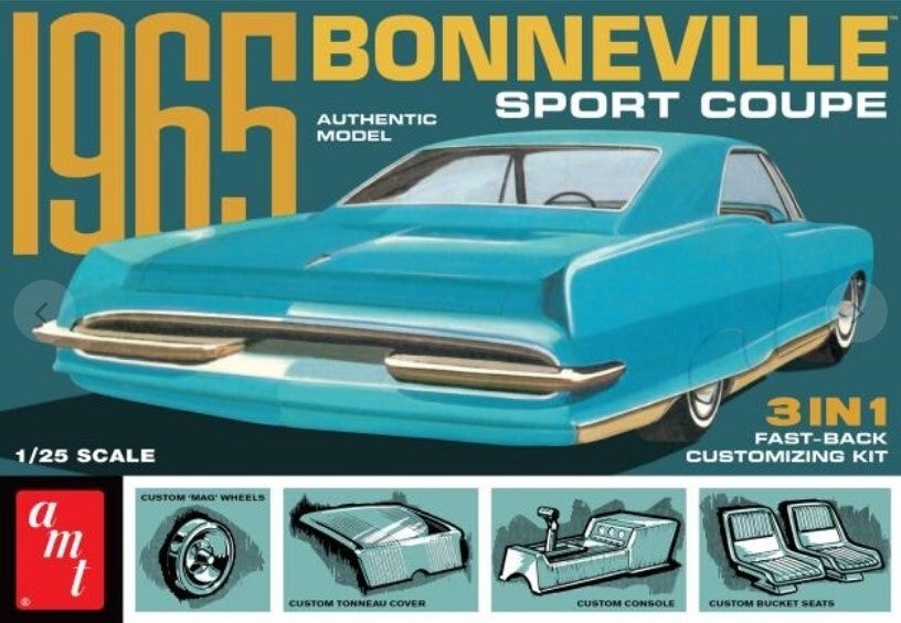 AMT : REF : AMT 1260 : 1:25 : US : PONTIAC (GENERAL MOTORS) : Bonneville (1965)