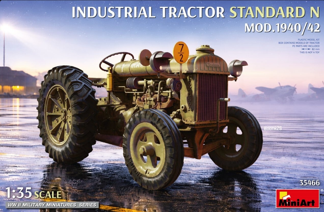 MINIART : REF : MINIART 35466 : 1:35 : US : FORD : Industrial Standard N Tractor (Model 1940/42)