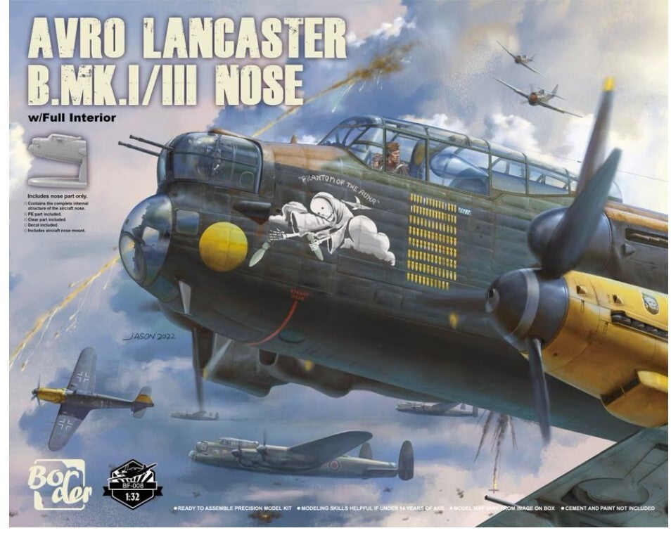 BORDER MODEL : REF : BF 008 : 1/32 : UK (RAF) : AVRO : Lancaster B Mk.I/III (With Full Interior) (2022 VERSION)