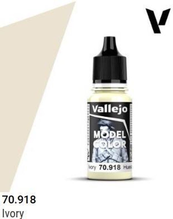 VALLEJO : REF : 70918 : MODEL COLOR SERIE : Ivory / Ivoire (18 ml)