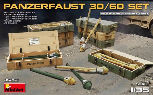 MINIART : REF : MINIART 35253 : 1:35 : ACCESSORY : German Panzerfaust 30/60 Set