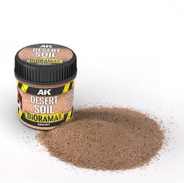 AK INTERACTIVE : REF : AK8257 : FOR DIORAMA : DESERT SOIL / SOL DESERTIQUE (1/35)