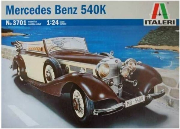 ITALERI : REF : 3701 : 1:24 : German Mercedez Benz : 540K (1936-1940)