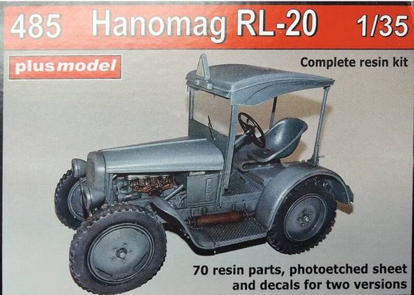 PLUS MODEL : REF : 485 : 1:35 : German : HANOMAG : RL-20 (Tractor) (1937-1942)