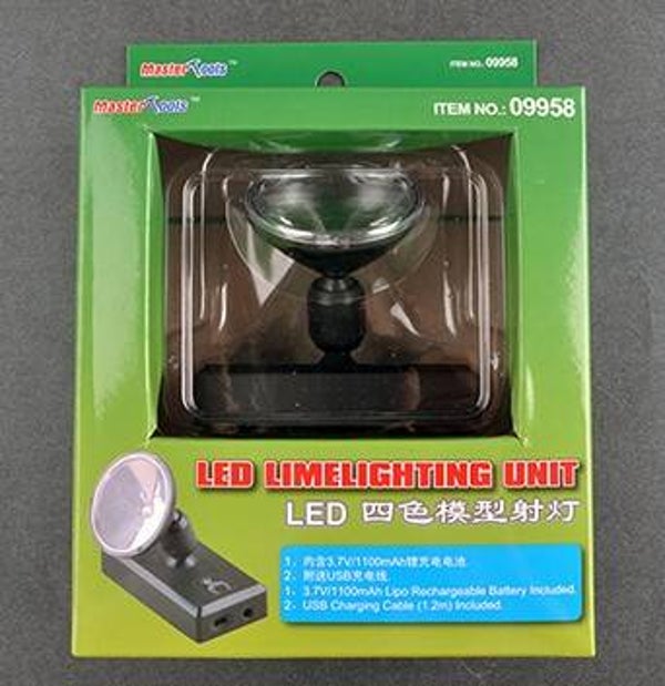 MASTER TOOLS (Trumpeter) : REF : 09958 : LED LIMELIGHTING UNIT / UNITE D'ECLAIRAGE LED (4 Colors)