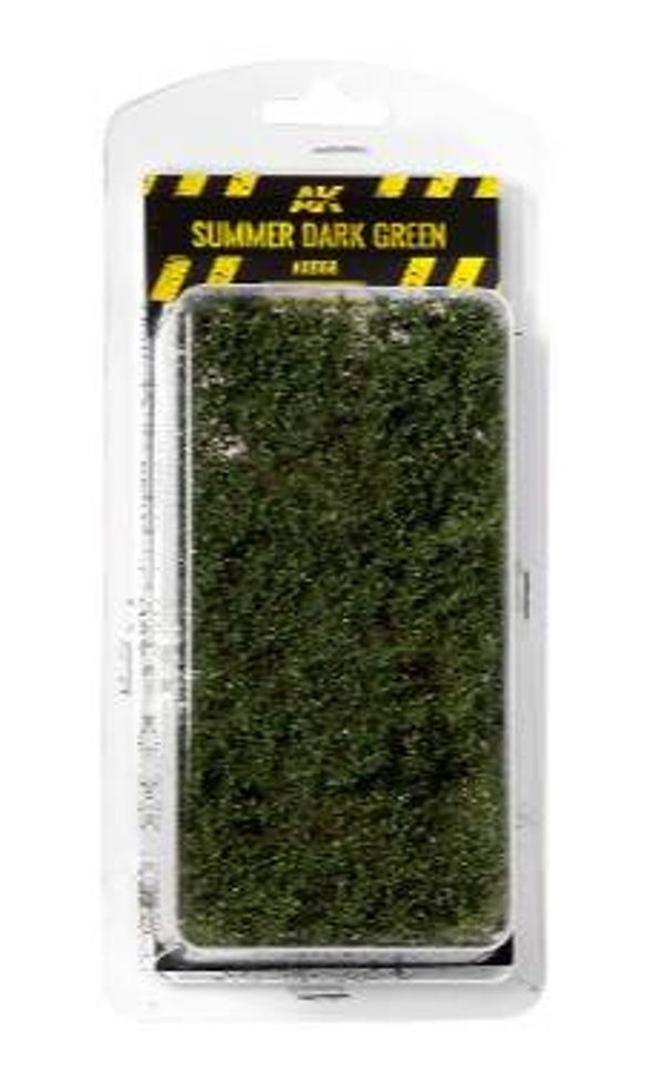 AK INTERACTIVE : REF : AK8168 : FOR DIORAMA : VEGETATION : SUMMER DARK GREEN SHRUBBERIES / ARBUSTES VERT FONCE D'ETE