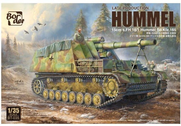 BORDER MODEL : REF : BT 035 : 1/35 : German Hummel Sd.Kfz.165 / 15 cm s.FH 18/1 (Late Production)