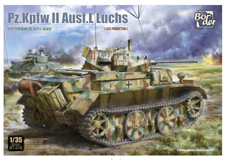 BORDER MODEL : REF : BT 018 : 1/35 : German Pz.Kpfw II Ausf.L ("Luchs" /Lynx") (Late Production)
