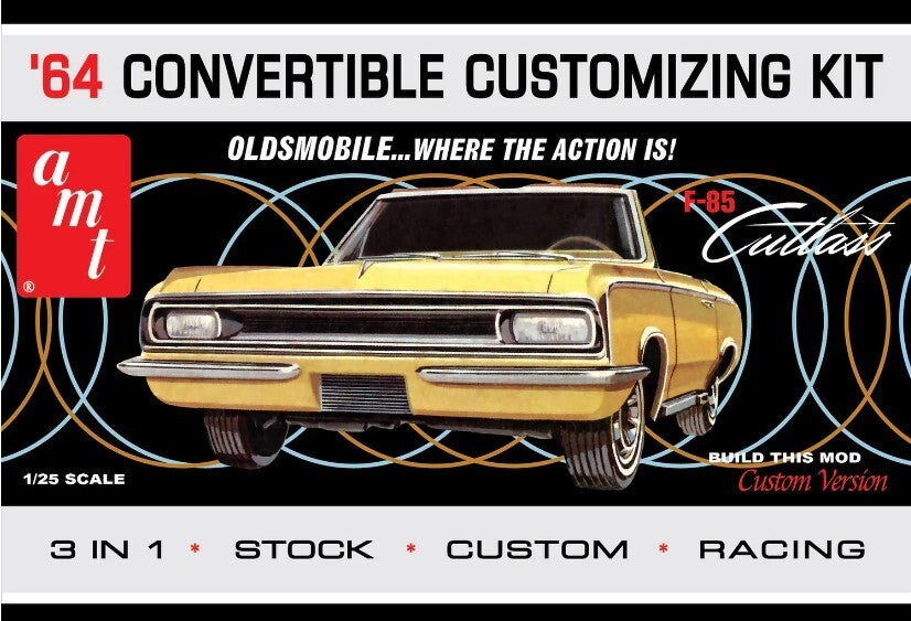AMT : REF : AMT 1200 : 1:25 : US : OLDSMOBILE : Olds Cutlass F85 (Convertible) (1964)