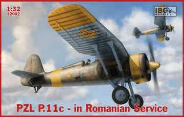 IBG MODELS : REF : IBG32002 : 1:32 : Poland : PZL P.11c Fighter (in Romanian Service)
